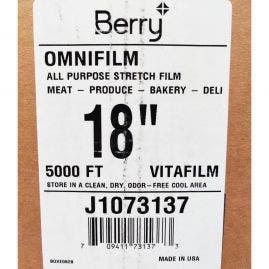 18 in X 5000 ft Omnifilm All Purpose Stretch Film