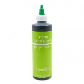 Chefmaster Liqua-Gel Neon Brite Green - 10.5oz