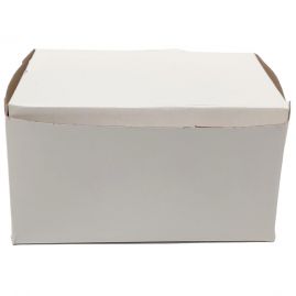 5 1/2 x 4 x 3 White Bakery Box - 250/ct