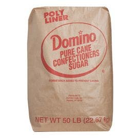 Domino Powder Confectionery Sugar 10x - 50lb