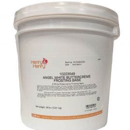 Henry & Henry Angel White Buttercreme Frosting Base- 30 lbs