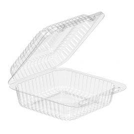 Inline Plastic SLP10 - 5" Clear Hinged Container - 500/ct