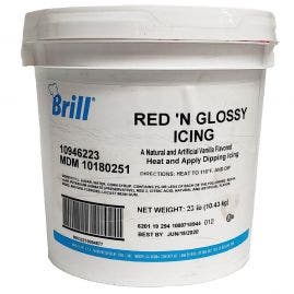 Brill Red N Glossy Icing - 23lb