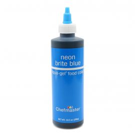 Chefmaster Liqua-Gel Neon Brite Blue - 10.5oz