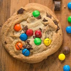 David's Decadent Pre-Formed Chocolate M&M Chunk Cookie - 4.5oz/80ct