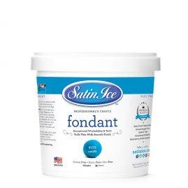 Satin Ice Blue Rolled Fondant - 2lb