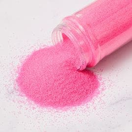 Stover's Sweet Shoppe Pink Sanding Sugar Pour Out