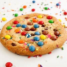 David's Decadent Pre-Formed Celebration M&M Cookie