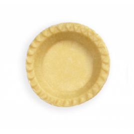 Wicks's 4" Raw Lard Shortening Pie Crust - 2oz/96ct