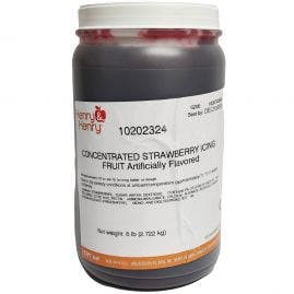 Henry & Henry Strawberry Icing Fruit - 6lbs
