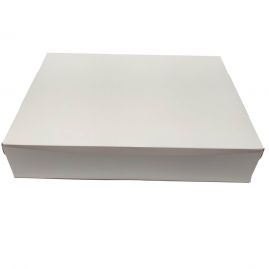 19 X 14 X 4  White Bakery Box - 50/ct