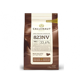 Callebaut Milk Chocolate Callets 823NV - 5.5lb