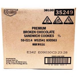 Premium Broken Chocolate Sandwich Cookies