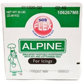 Alpine Soy Flex Icing Shortening - 50 lb