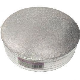 10" Silver Cake Drums