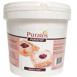 Puratos White n Shiny Fondant Icing - 23lb