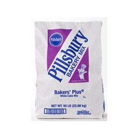 Pillsbury Bakers' Plus White Cake Mix - 50 lbs