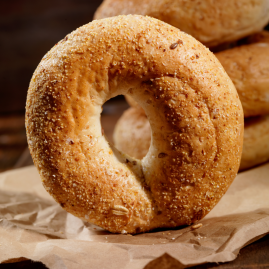 Par-Baked  Whole Wheat Bagel - (78/4oz)