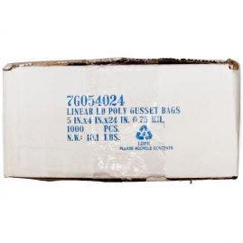 Elkay 5 x 4 x 24  Poly Bag - 1000/ct