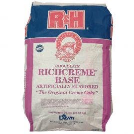 Dawn Foods Richreme Cake Base Chocolate - 50lb