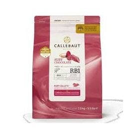 Callebaut Ruby Red Chocolate RB1 - 5.5lb