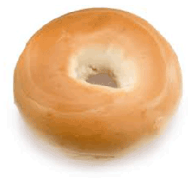 Par-Baked Plain Bagel - (78/4oz)