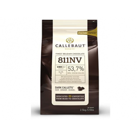 Callebaut Dark Chocolate Callets 811NV - 5.5lb