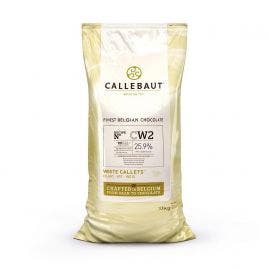 Callebaut White Chocolate Callets CW2 - 22lb