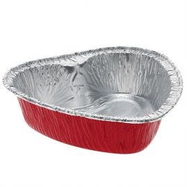 Aluminum Small Heart Pan w/ Red Coating