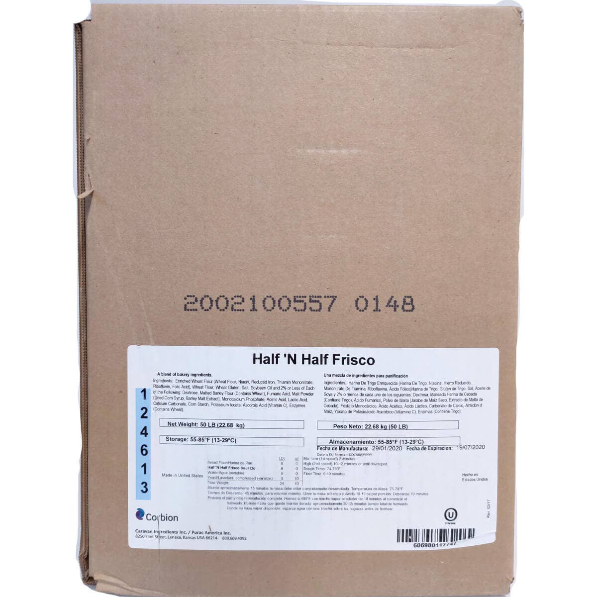 Corbion #14 Bread Base - 50lb | Stover & Company