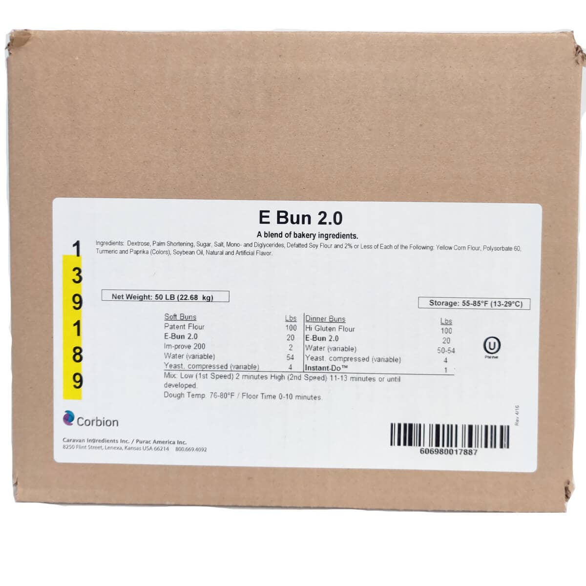 Corbion #14 Bread Base - 50lb | Stover & Company