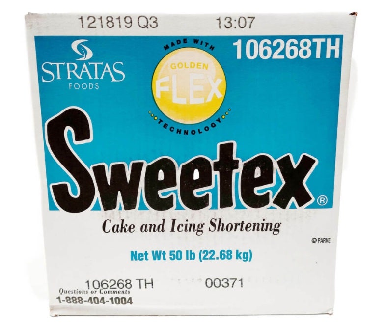 sweetex cake abd icing shortening 