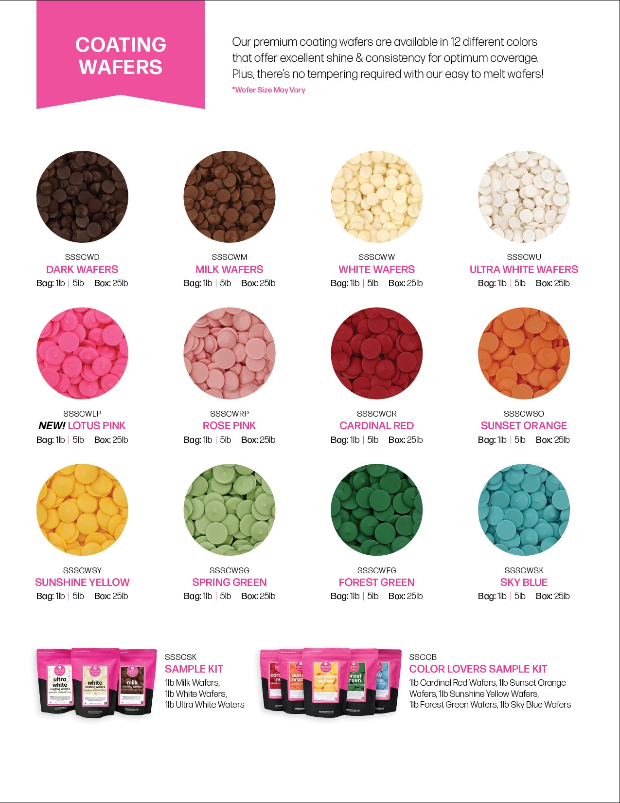 Shop our Sweet Shoppe Coating Wafers