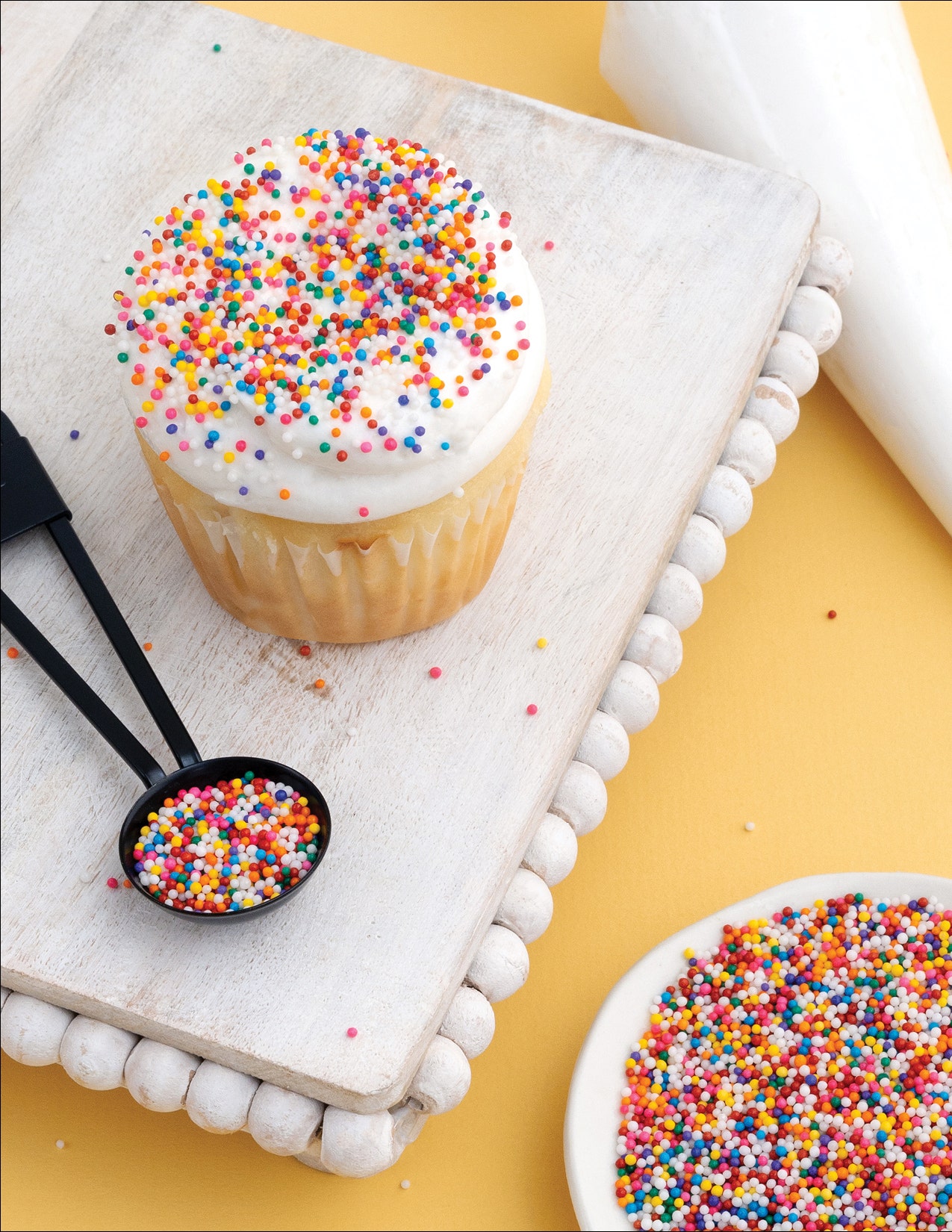 Sweet Shoppe Sprinkles shown on cupcakes