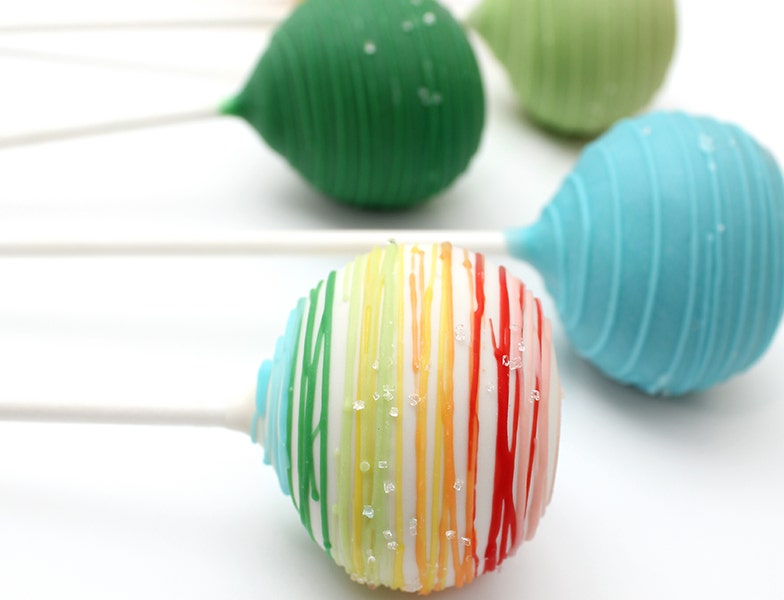 Vibrant Cake Pops Product Idea